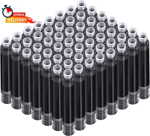 60 Pieces Fountain Pen Ink Pen Ink Cartridges Fountain Pen Refill Short Cartridg - Picture 1 of 12