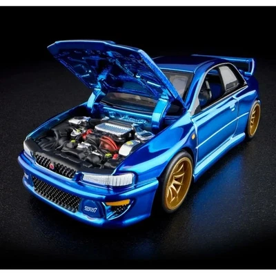 Hot Wheels Red Line 1998 Subaru Impreza 22B-STi Spectraflame Blue Real Riders Foto 1 de 4