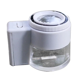 Lupe mit Licht 8x Taschen LED beleuchtet beleuchtet Lupe 42MM - Bild 1 von 6