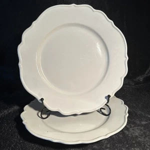 Pioneer Woman Set Of 2 Linen Plates With Scalloped Edges - Picture 1 of 8