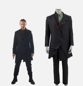 Doctor Who S10 Der Doktor fällt der Meister schwarzer Mantel Anzug Cosplay Kostüm - Bild 1 von 9