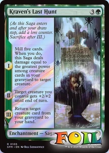 Kraven's Last Hunt 0105 Magic The Gathering Marvel's Spider-Man Raro Nuevo en Caja Lámina - Imagen 1 de 1
