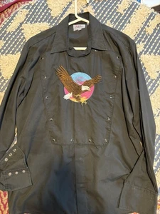 Lot Of Six ELY cattleman Diamond Pearl Snap Long Sleeve Shirts Western Vintage - Picture 1 of 9