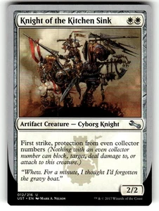 Knight of the Kitchen Sink (D) Unstable Regular MTG - Picture 1 of 2