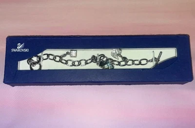 NUEVO Brazalete Swarovski DORINDA Charm Chapado en Rodio Tono Plata Foto 1 de 3