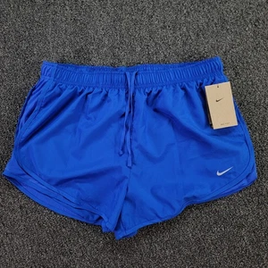 Pantalones Cortos Nike Tempo Mujer XL Azul Tiro Medio Calzoncillo Forrado Correr Absorbente Dri Fit Nuevos con Etiquetas - Imagen 1 de 11