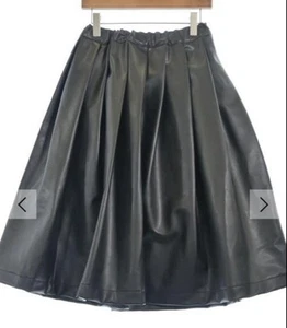 USED COMME DES GARCONS FAUX LEATHER SKIRT VERYGOOD M-ACDD - Picture 1 of 7