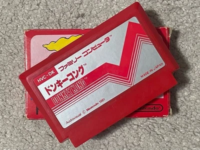 Donkey Kong W/Box Manual Famicom FC Retro Used Game Good NTSC-J Japan - Image 1 of 4