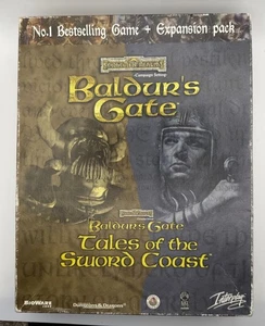 Baldur's Gate and Tales of the Sword Coast Expansion PC Big Box Complete + Guide - Picture 1 of 4