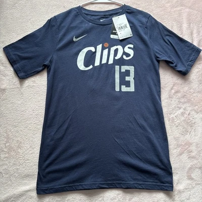 NWT Youth Large 14/16 Nike Tee NBA LA Clippers Paul George #13 Blue T-Shirt - Image 1 of 4