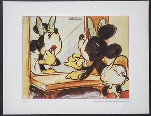 90s Minnie Mouse 1932 Mickey's Surprise Party Scene 12 Disney Sketch 8x10 Print - Picture 1 of 2