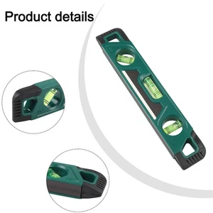 Efficient Measurement Tool 23cm Magnetic For Spirit Level with Three Vials - Picture 1 of 11