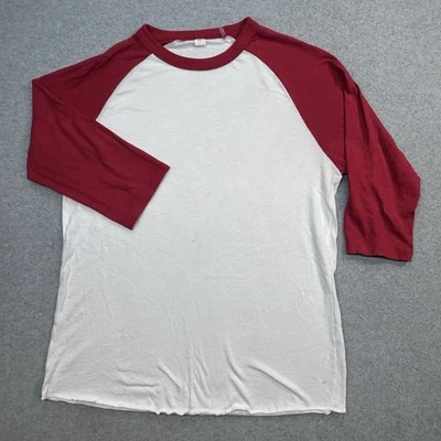 Vintage Alternative Youth S White/ Red Baseball Jersey T-Shirt - Image 1 of 4