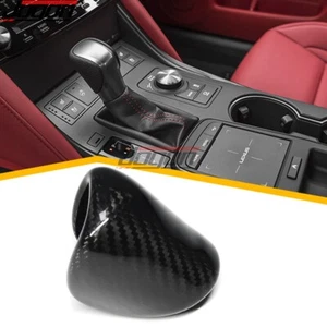Cubiertas selectoras de perilla de cambio de marchas de carbono para Lexus IS300 350 500 AWD F SPORT 2021+ - Imagen 1 de 10