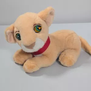 Vintage Lion King Purring Nala Plush Laying Down Stuffed Animal 90s Mattel - Picture 1 of 13