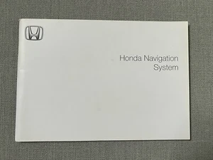 HONDA SAT NAV NAVIGATION SYSTEM OWNERS MANUAL HANDBOOK GUIDE - Picture 1 of 3