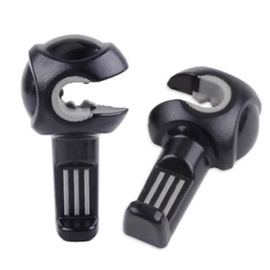 2x Auto Rücksitz Haken Kopfstütze Aufhänger Beutel Tasche Halter KFZ Schwarz NEU - Bild 1 von 4
