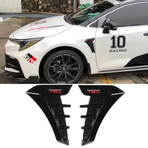 Sport TRD Negro Suave TPU Guardabarros Lateral Ventilaciones Ala de Aire Accesorios para Toyota - Imagen 1 de 6
