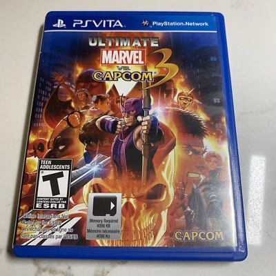 Ultimate Marvel vs. Capcom 3 (Sony PlayStation Vita, 2012) PS Vita FAST SHIPPED - Image 1 of 4