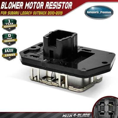 Heater Blower Motor Resistor for Subaru Legacy Outback 2010-2019 with 4-Blade - Image 1 of 4