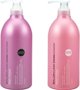 Kumano Salon Link Extra Shampoo & Conditioner Set 1000ml each From Japan - Picture 1 of 3