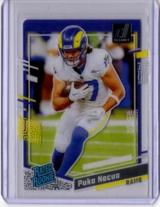 2023 Panini Clearly Donruss Football Puka Nacua No. 96 Los Angeles Rams - Bild 1 von 2