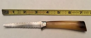 Vintage Frontier Forge rostfreies Wellenschliffmesser Bakelitgriff - Bild 1 von 4