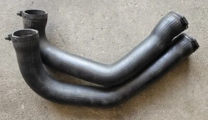 86 1986 FORD F150 BRONCO AIR FILTER INTAKE DUAL HOSE PIPE TUBE 5.0L FAST SHIP - Bild 1 von 5