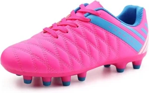 Brooman Kids Soccer Cleats Girls Athletic Outdoor Shoes - Pink - Size 6 - New - Bild 1 von 6