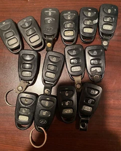 OEM Tested! Lot Of 14 HYUNDAI ELANTRA REMOTE KEY FOB OSLOKA360T - Foto 1 di 2