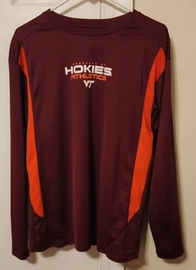 VIRGINIA TECH Shirt Men's Large Long Sleeve HOKIES VT NCAA - Picture 1 of 2