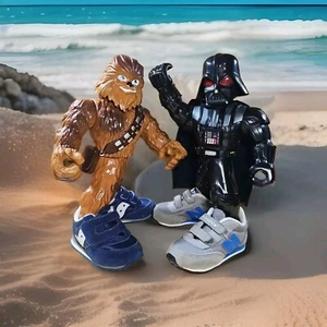 New Balance & Saucony (3 months) Baby Shoes (Star Wars Figurines Included!!) - Picture 1 of 11