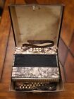 HOHNER LILIPUT BUTTON ACCORDION DRP WWII TORNISTER ACCORDION B/EB+CASE VERY NICE
