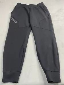 Under Armour Pants Men Large Black Unstoppable Fleece Grid Jogger Sweatpants Gym - Picture 1 of 11