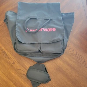 Tupperware Consultant Bag Large Tote Black & Pink - NEW - Picture 1 of 10