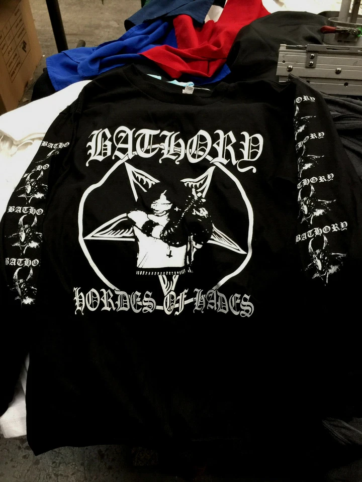Bathory Long Sleeve kbd black metal quorthon blood fire death slayer darkthrone - Image 1 of 1