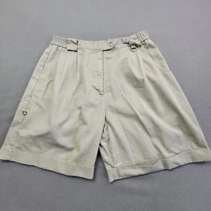 Tilley Endurables Shorts Mens 32 Khaki Safari Roll Tab Pleated Safari Outdoor - Picture 1 of 16