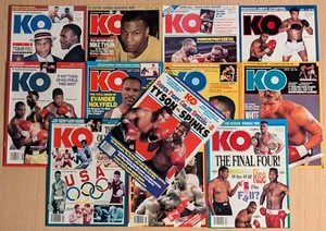 KO Boxing Magazine 1992 Complete 11 Month Set Bonus Tyson & Spinks Poster NOS - Bild 1 von 3