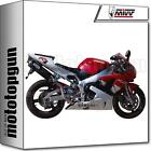 Exhaust High Up Position Carbon Oval Mivv Yamaha Yzf 1000 R1 98/01
