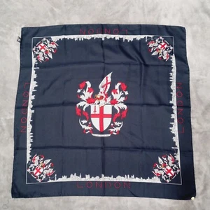 London Print County City Limited Edition 26" Square Bandana Schal blau 5489 - Bild 1 von 9