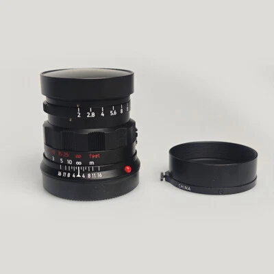 Light lens lab Lens Rigid 50mm F2 Leica M M3 M6 M240 M9 M11 with Lens Hood  - Image 1 of 4