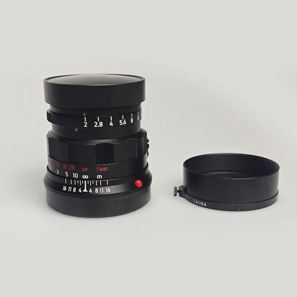 Light lens lab Lens Rigid 50mm F2 Leica M M3 M6 M240 M9 M11 with Lens Hood  - Image 1 of 4