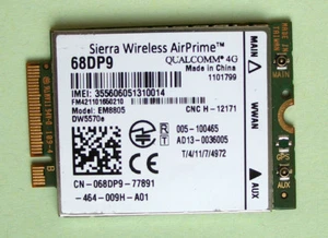 Dell Wireless DW5570e HSPA WWAN 68DP9 Sierra AirPrime EM8805 4G - Bild 1 von 1