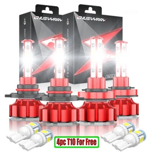 For Kenworth T680 T880 2013 2014 2015 2016 2017 2018 2019 4x LED Headlight Bulbs - Picture 1 of 24