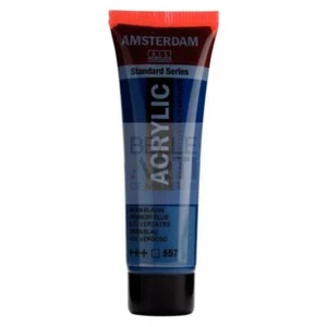 COLORE ACRILICO 557 BLU VERDE AMSTERDAM "ACRYLIC" TUBO DA 20ML - Imagen 1 de 4