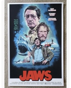 Póster Arte Jaws by Paul Mann Edición Limitada x/150 Serigrafía COMO NUEVO Mundo - Imagen 1 de 1
