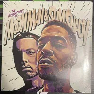 KID CUDI & EMINEM The Adventures Of Moon Man & Slim Shady 7" Vinyl SEALED - Picture 1 of 2
