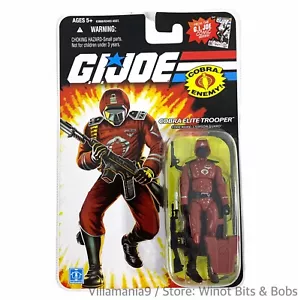 G.I. Joe Cobra Elite Trooper Crimson Guard serie a fumetti 25° anniversario 2008 - Foto 1 di 4