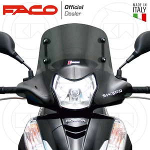 28560 FACO CUPOLINO SPORTIVO BASSO FUME SCURO PER HONDA SH 300 SH300 2011-2014 - Foto 1 di 2