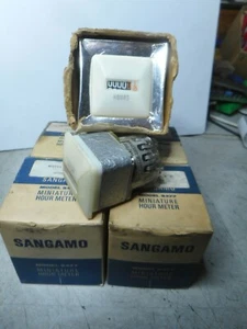 SANGAMO S477 Elapsed Time Meter -- Qty of 6 -- 380/450VAC -- S477.4.30 - Picture 1 of 6
